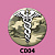 																	Бейдж медицинский  InitialThis BRA011																