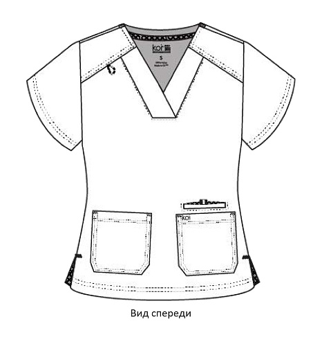 																	Женский медицинский топ KOI 1019 США																
