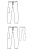 																	Мужские медицинские брюки Barco Uniforms MOP016																