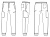 																	Мужские медицинские брюки Barco Uniforms BUP602																