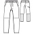 																	Мужские медицинские брюки Barco Uniforms BWP508T																